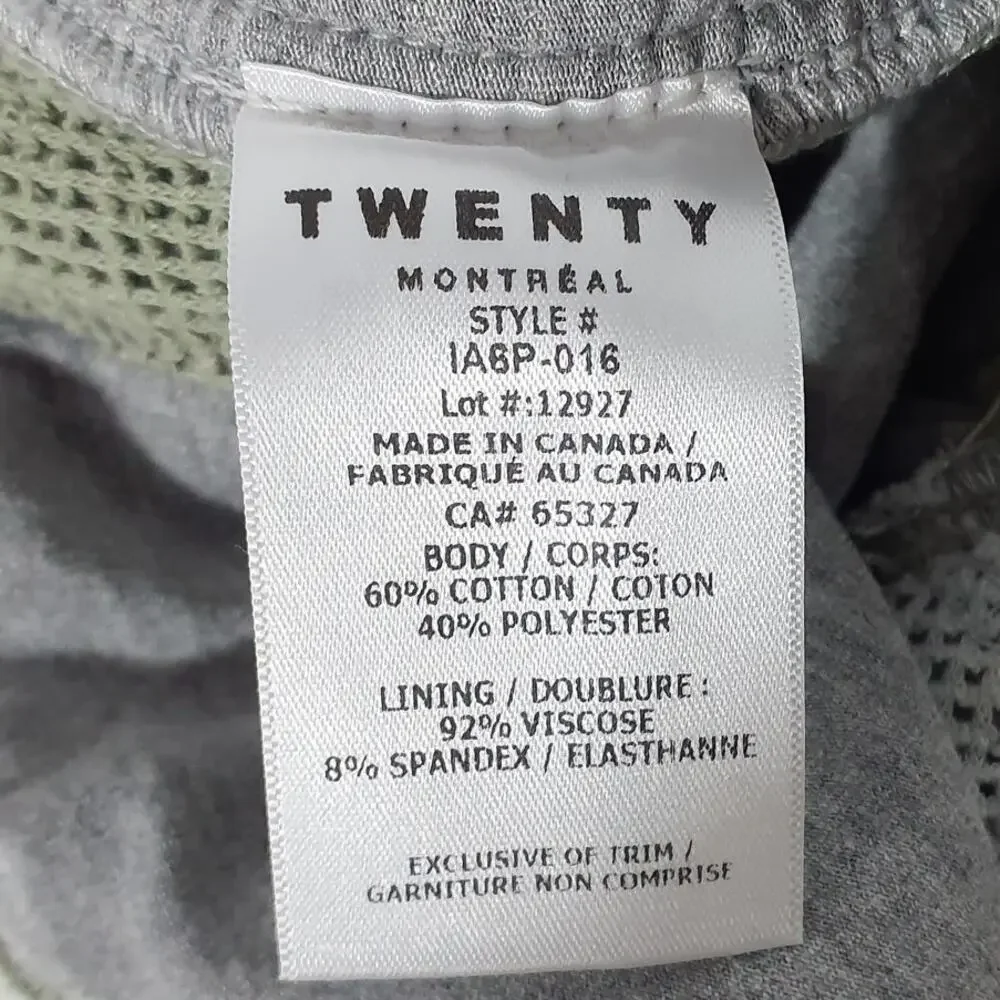 Twenty Montreal Textured Good Grey And Sage Breathe Shorts Size S - Picture 5 of 5